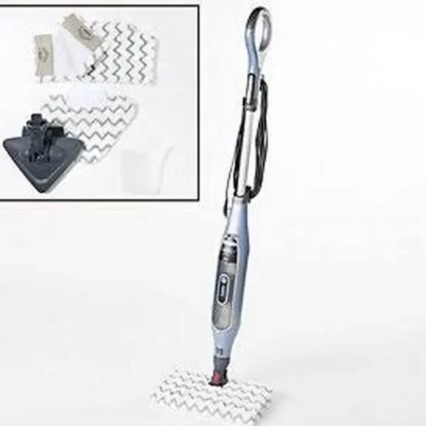 Shark Genius Steam Pocket Mop with Accessories ,Nordic Blue 9782302