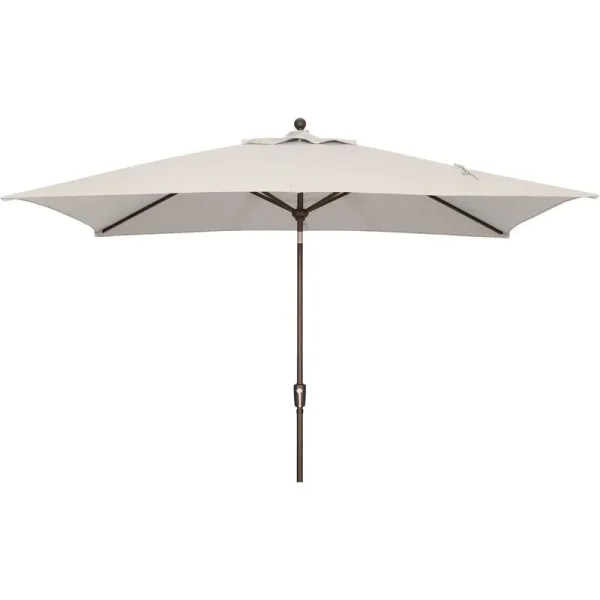 Launceston 6.5' x 10' Rectangular Market Umbrella Fabric Color: Sunbrella / Natural