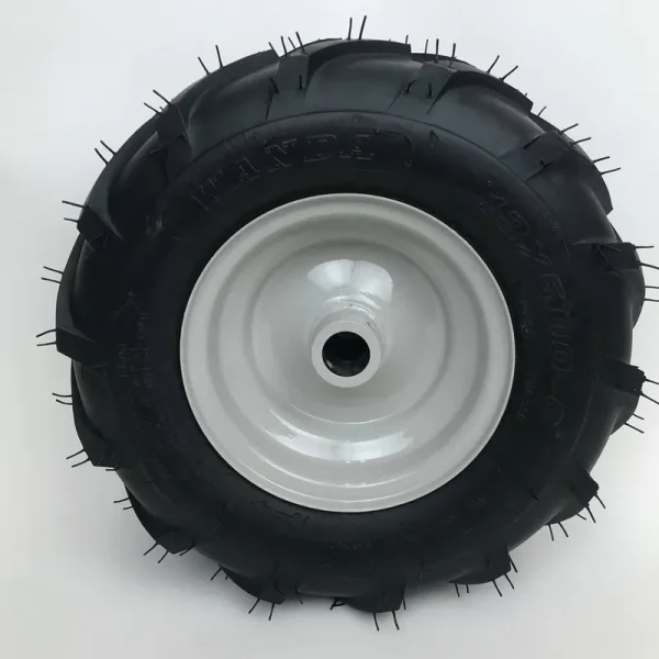 LMTS 13x5.00-6 Tractor Tread Tire & Rim with 1 inch Hub - Troy-Bilt Tiller Replacement Wheel