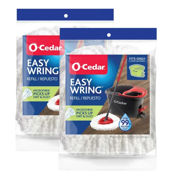 O Cedar EasyWring Spin Mop Refill Pack of 2