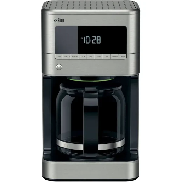 Braun - BrewSense 12-Cup Coffee Maker - Stainless Steel