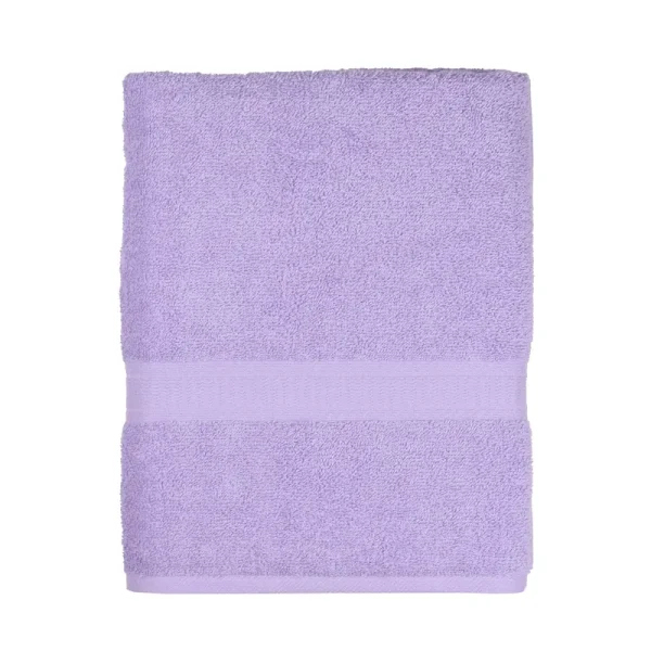Mainstays Solid Bath Sheet, Lavender, Purple
