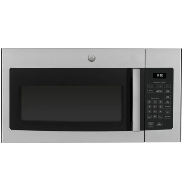 GE JVM3160 1000W Built-In Microwave Hood Combo - 1.6 cu ft - Stainless Steel