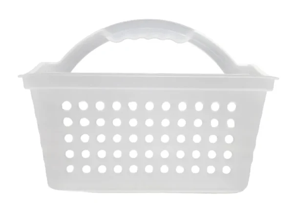 Mainstays Small Portable Shower Caddy Frost Plastic