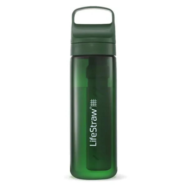 LifeStraw Go Water Bottle with Filter-22oz-Terrace Green