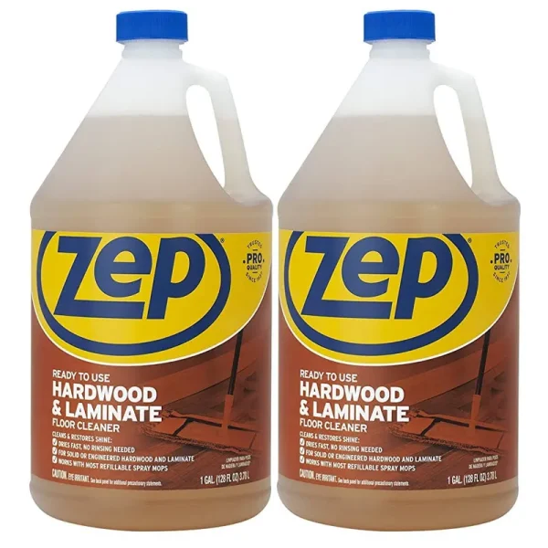 Zep Hardwood & Laminate Floor Cleaner - 128 oz each - Pack of 2