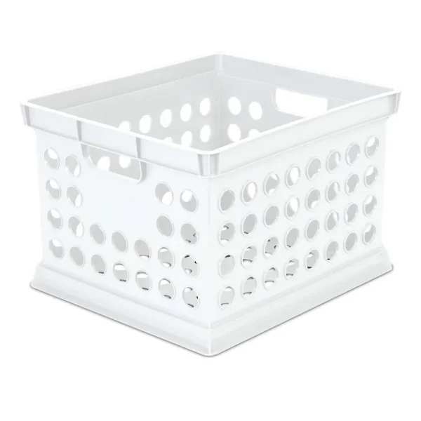 Room Essentials Sterilite Milk Crate White