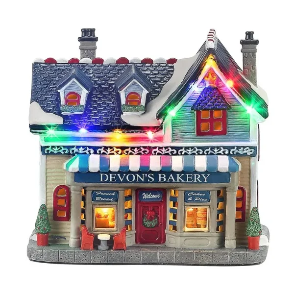 Carole Towne ct Devon Bakery Lighted Village Scene | DS1811B