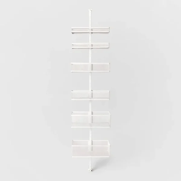 Over The Door Storage Rack with Mesh Baskets - Brightroom