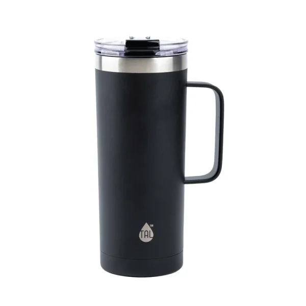 Tal Stainless Steel Mountaineer Mug 20 fl oz, Black, Size: One Size