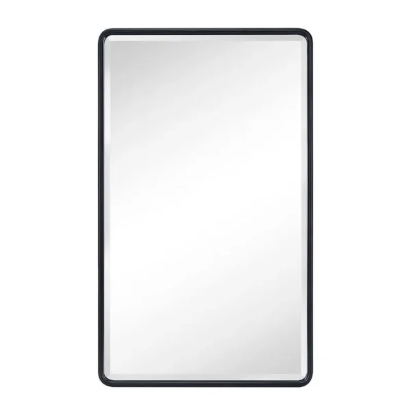 17 Stories 00231094FAB043DAABAEACD0DC4046DE Farmhouse Recessed Metal Bathroom Medicine Cabinets with Mirror with Adjustable Tempered Glass Shelves