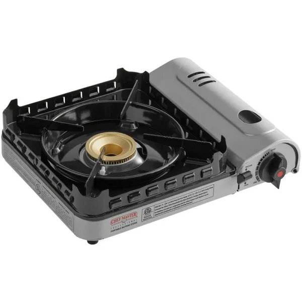 Chef Master (90019) Portable Butane Stove, 15,000 BTU