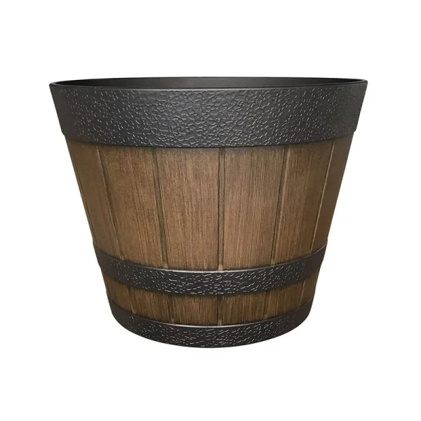 Lowe's Resin Planter - Brown - 8.86" W x 6.61" H - HDR-062875 - Each
