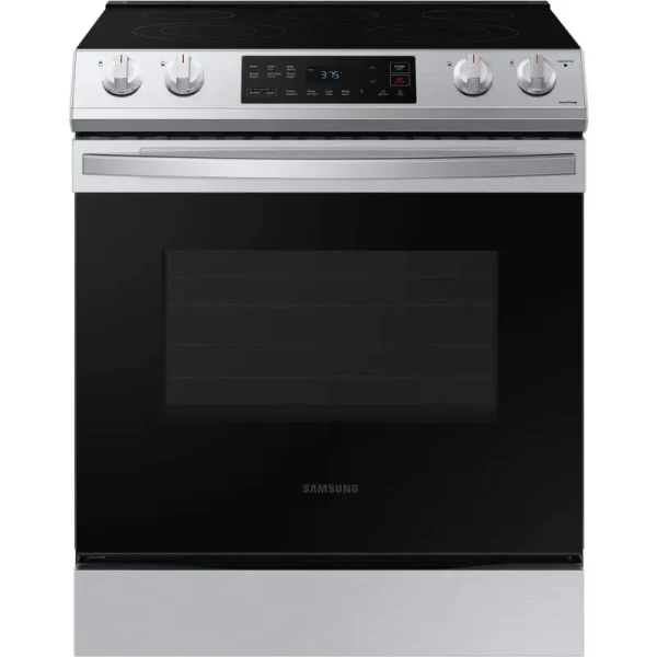 Samsung 30" Fingerprint Resistant Stainless Steel Slide in Electric Range