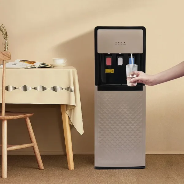 Bottom Loading Water Cooler Dispenser, 500W Floor Standing Hot & Cold Water for Home Office
