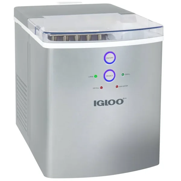 Igloo 33-Lb. Countertop Ice Maker Machine Silver