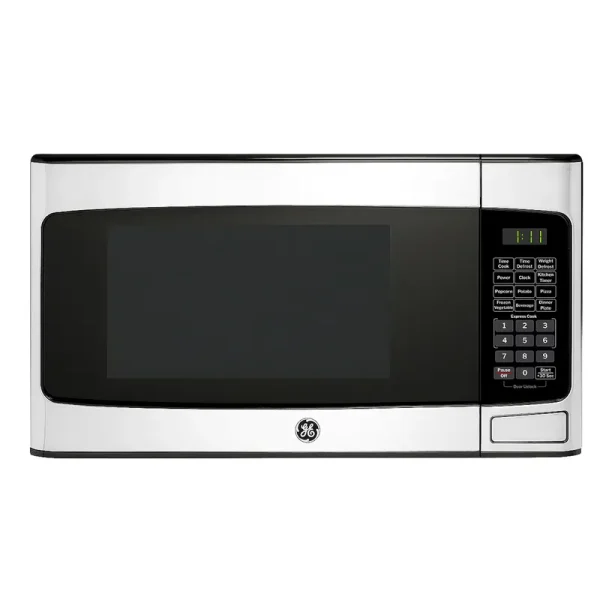 GE 1.1 cu ft Countertop Microwave Oven, 950W, Stainless Steel, One - Touch Cooking, Turntable, Auto Defrost, Child Lock, Model GCST11N1WSS
