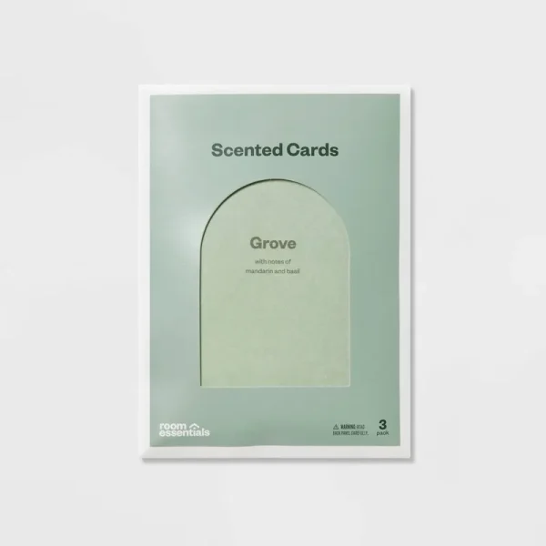 3pk Grove Small Hanging Car Diffusers - Room Essentials