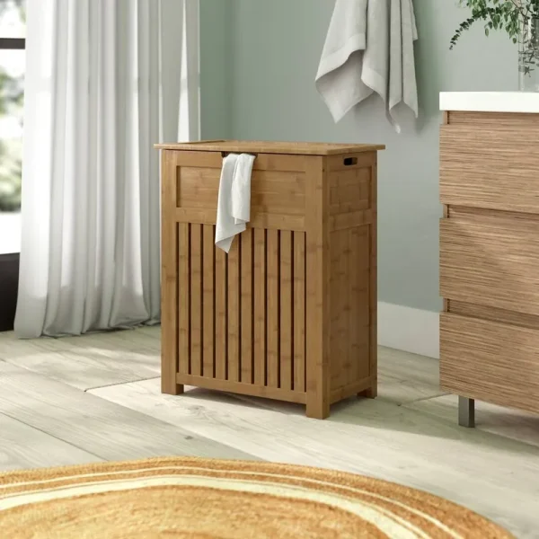 Bay Isle Home Bamboo Hamper