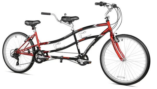 26" Northwoods 21 - Speed Dual Drive Tandem Adult'S Bike, Red/Black
