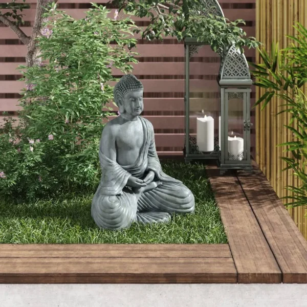 Bloomsbury Market Galan Meditation Buddha Statue
