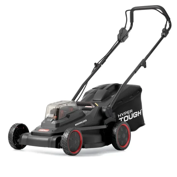 Hyper Tough 40V 18-inch Brushless Push Mower Kit with Fast Charger, HT14-401-002-90