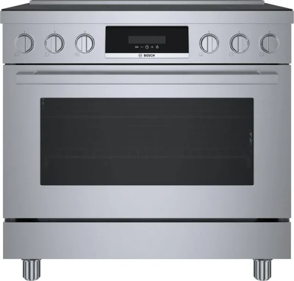 Bosch 800 Series Induction Freestanding Range 36" Stainless Steel His8655u
