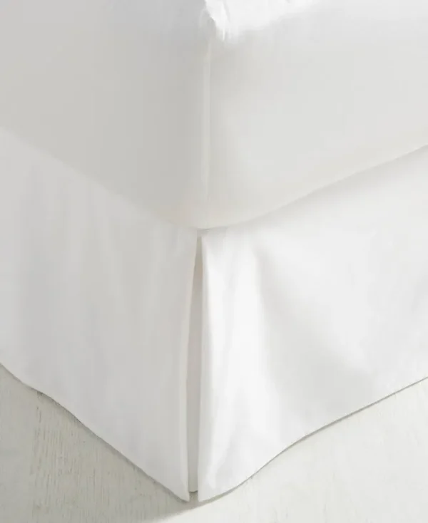 Charter Club Damask Twin Bedskirt, 100% Supima Cotton 550 Thread Count, Created for Macy's - White