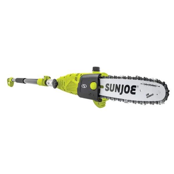 Sun Joe Electric Pole Chain Saw, 10", Green
