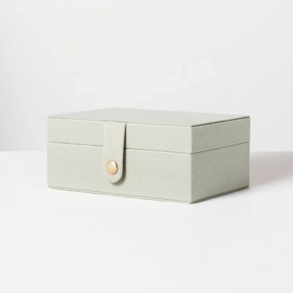 Small Fabric Storage Box Light Green - Hearth & Hand with Magnolia