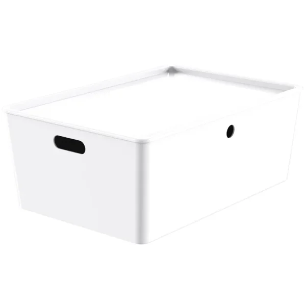 Mainstays XLarge Lidded Storage White