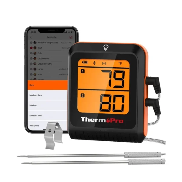 ThermoPro LCD Bluetooth Enabled Grill/Meat Thermometer