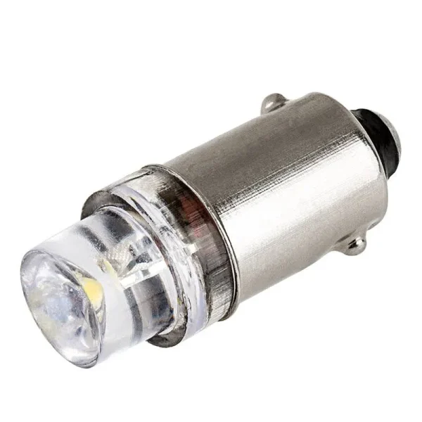 BA9S LED Bulb - 1 LED - BA9S Bulb - Cool White 120 Degree 12V