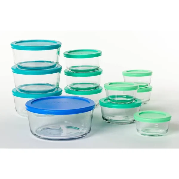 Anchor Hocking 24pc. Glass Storage Set