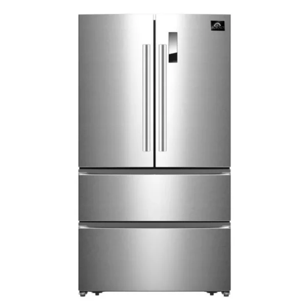 Forno Bovino 33" French Door Stainless Steel 19 CU.FT Refrigerator FFFFD1907-33SB