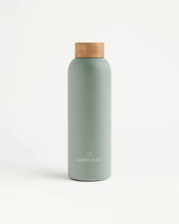 Waterdrop Stainless Steel Water Bottle 600ml - Olive
