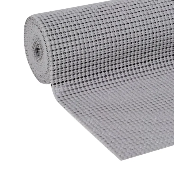Duck Brand Select Easy Liner Shelf Liner, 12" x 10', Light Grey