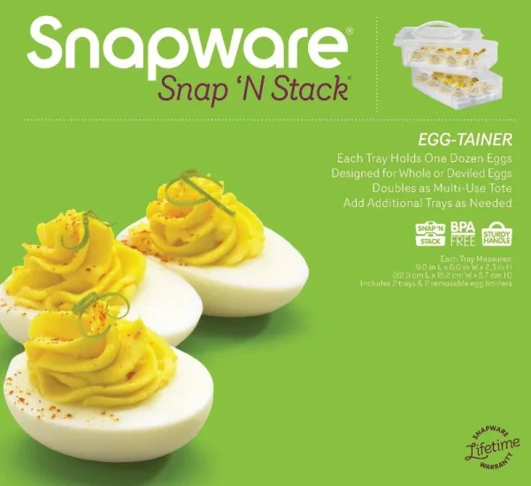 Snapware Snap 'n Stack Food Egg 2 Layer