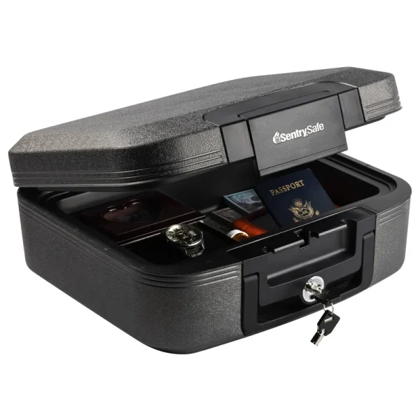 SentrySafe Fire-waterproof Chest, 0.28 Cu ft, Gray
