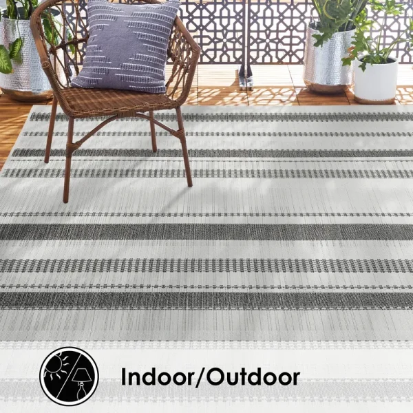 Home Dynamix Tripoli Mateo Area Rug Charcoal/Cream, 5'3"x7'3"