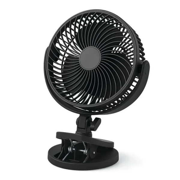 Mainstays 6-Inch Desktop or Clip-On AC Electric Personal Indoor Fan with 2 Speeds, Black