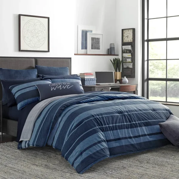 Nautica Longpoint Full/Queen Comforter Set - Navy