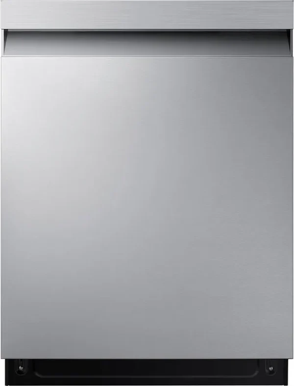 Samsung - 24" Top Control Smart Built-In Stainless Steel Tub Dishwasher with Storm Wash, 48 DBA - Stainless Steel
