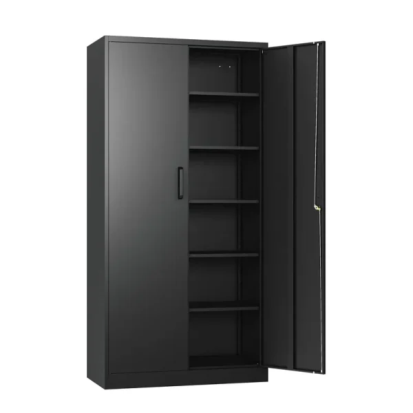 SISESOL 71 Metal Garage Storage Cabinet with 2 Doors