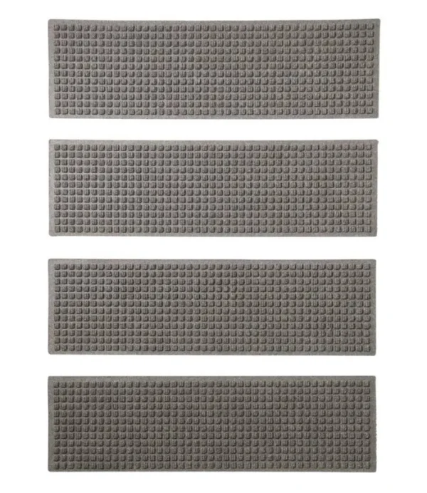 Everyspace Recycled Waterhog Mat Stair Treads Set of Four Gray | L.L.Bean