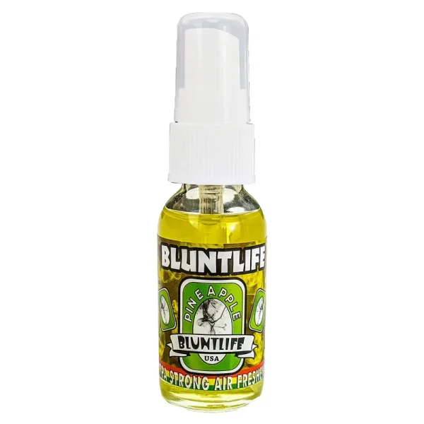 Bluntlife Air Freshener Spray 1.0 oz. Bottle Long Lasting - Choose Your Scent (pineapple)
