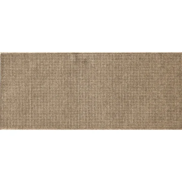 Waterhog Squares 22X60 Indoor/Outdoor Runner Mat - 22"x60" - Camel