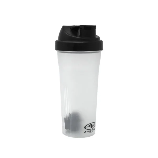 Athletic Works Frost/Black Protein Drink Shaker Bottle W/Mixing Ball, 24 Fluid Ounces, Size: 24oz