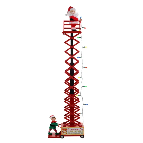 Mr. Christmas 50" Animated & Musical Santa's Lift - White