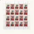 100 Stamps 5 Sheets